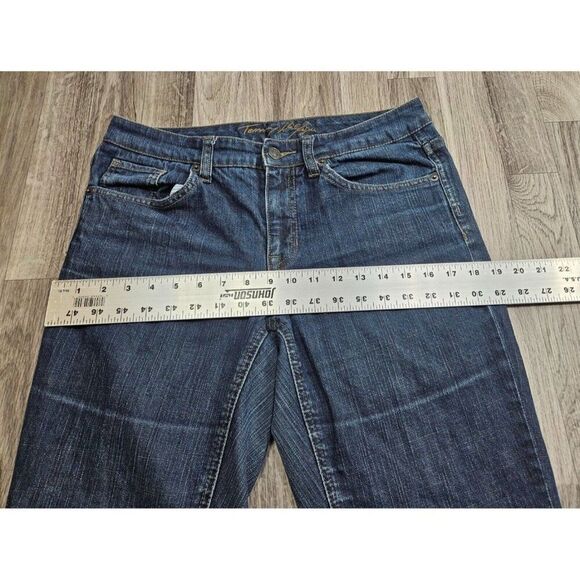 Tommy Hilfiger Womens Size 6 Short Straight Leg Pockets Denim Blue Jeans - Picture 8 of 11